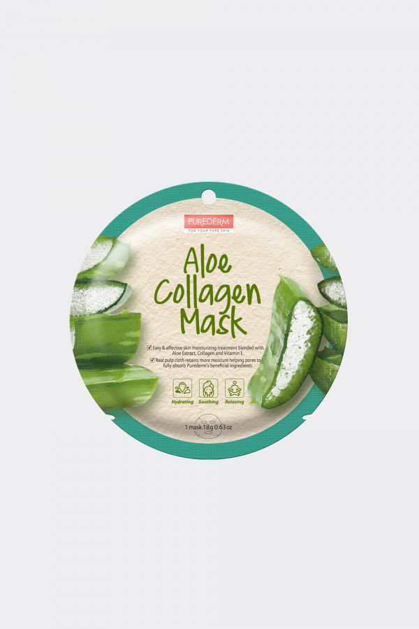 Collagen face mask "Aloe"