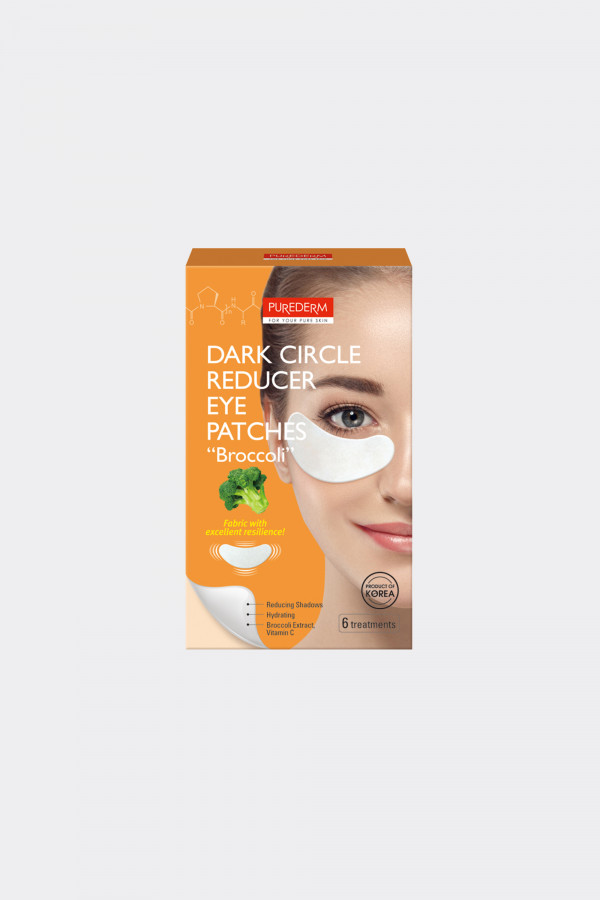 Dark circle reducer eye patches "Broccoli" 6 pairs