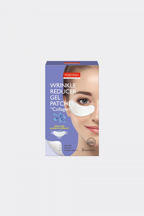 Wrinkle reducer gel patches "Collagen" 6 pairs
