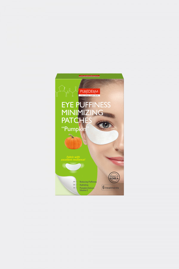 Eye puffiness minimizing patches " Pumpkin" 6 pairs