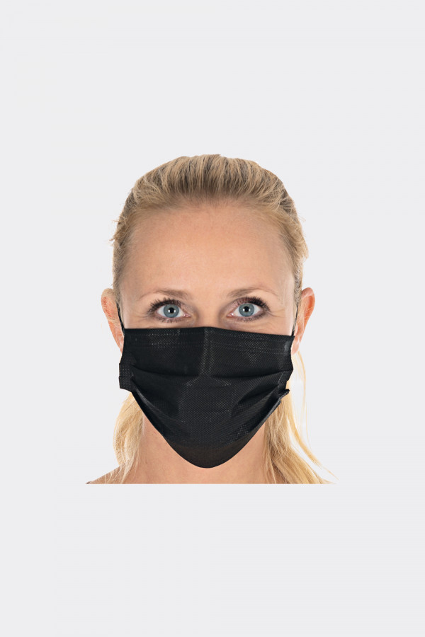 Face mask Civil Use, black, 50psc