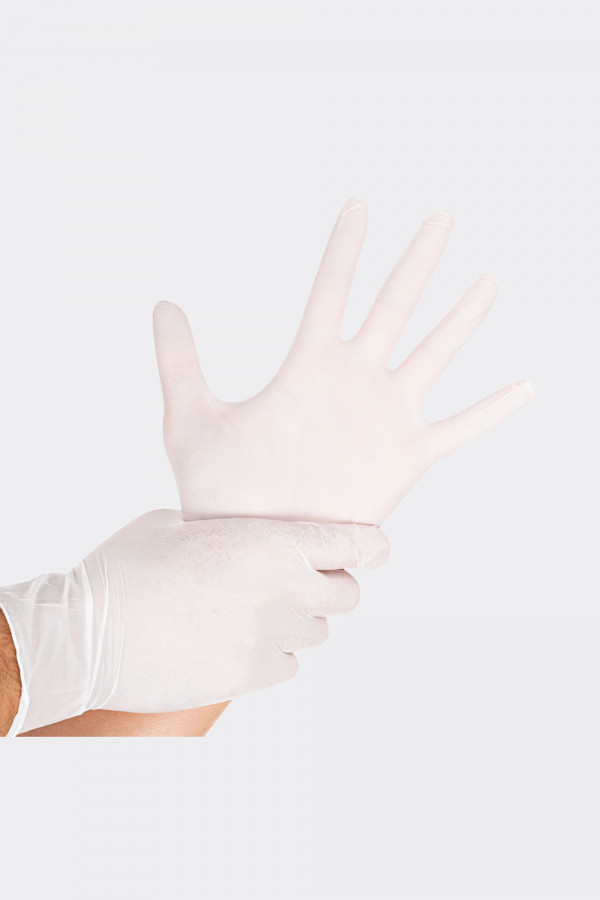 Nitrile gloves SAFE FIT S, powderfree, white, 200 pcs