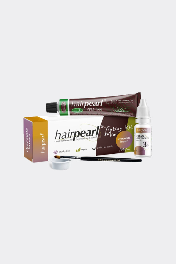 HAIRPEARL TINTING KIT MINI PPD FREE - CHOCOLATE BROWN