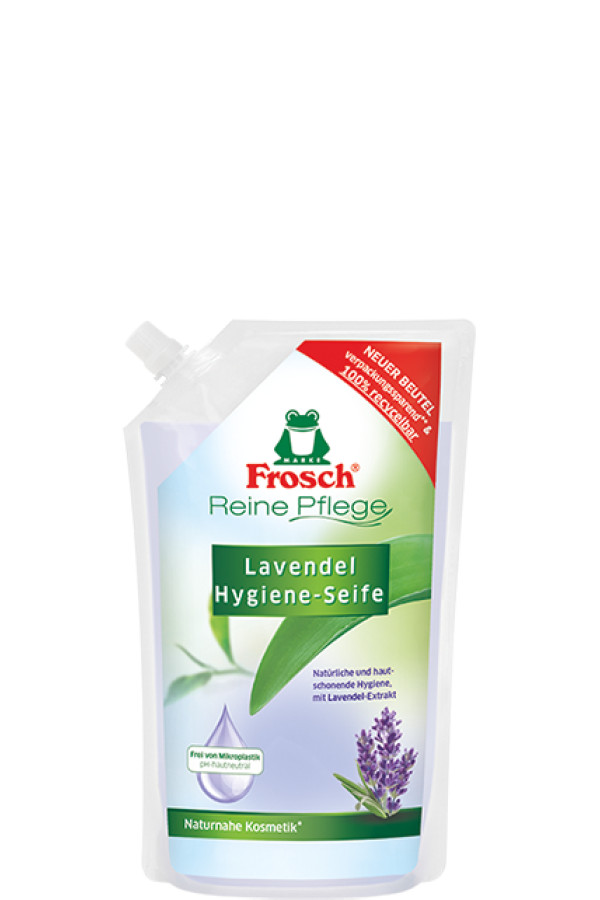 FROSCH Sensitive Lavender Hygiene-Soap Refill Pouch, 500ml