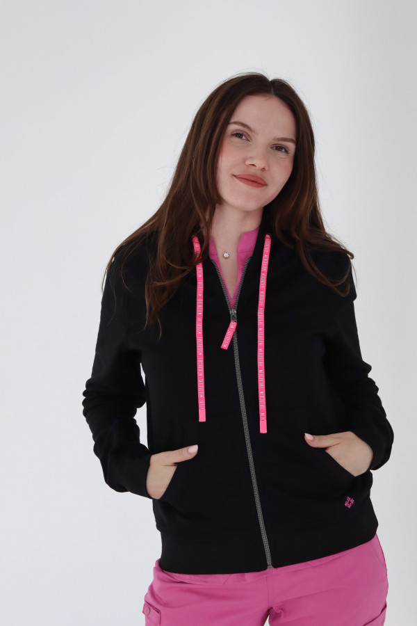 Medcouture Fleece zip-front jacket