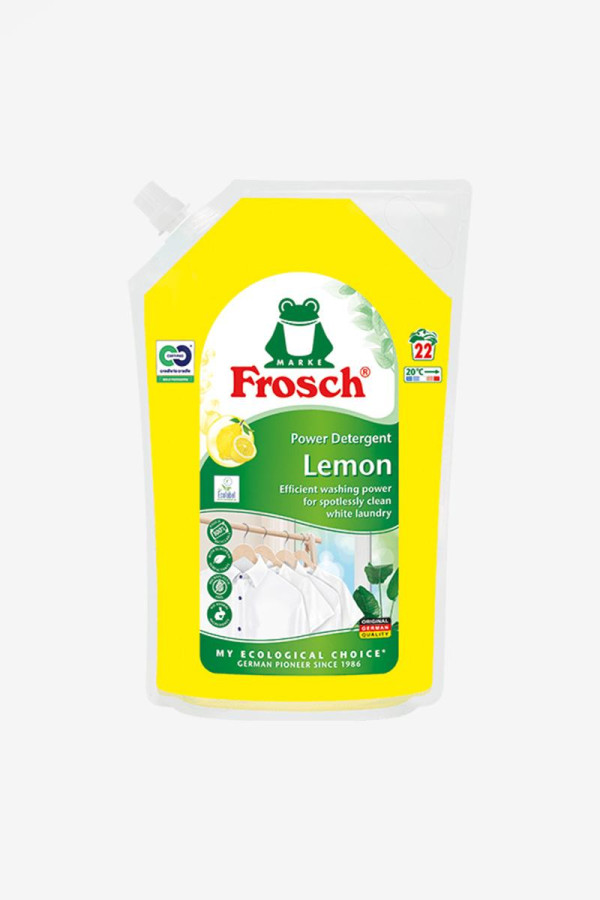 Frosch, White Fabric Washing Liquid, Lemon, 1.5 l