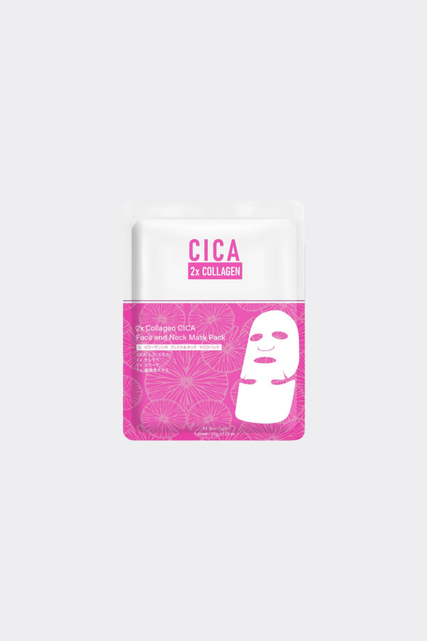 Mitomo Cica 2x Collagen Face & Neck Mask 33g