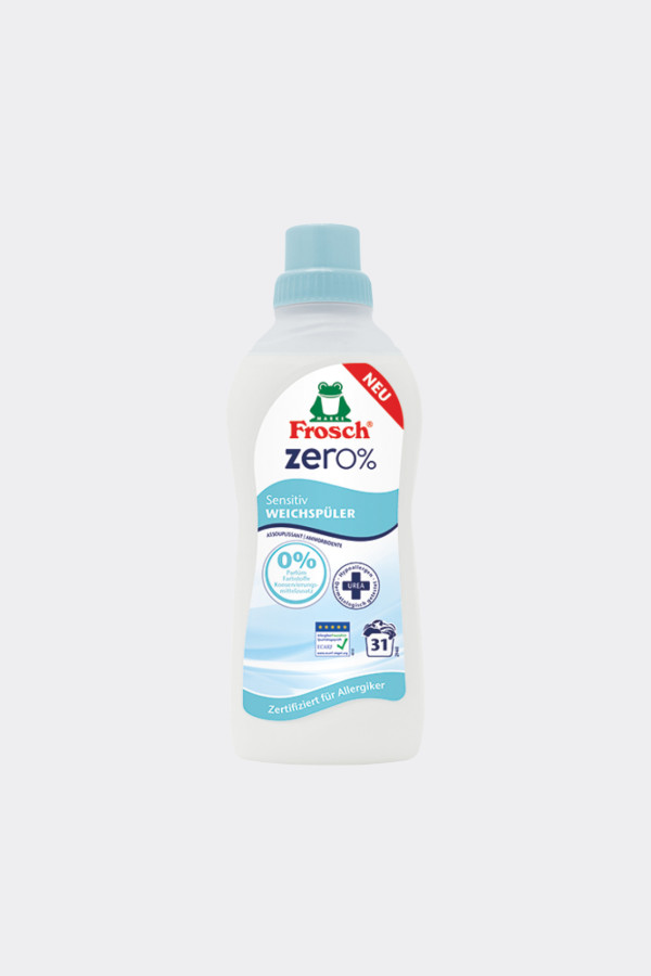 FROSCH ZERO Sensitiv concentrated fabric softener, 750ml